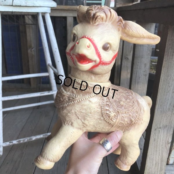 画像9: Vintage Sun Rubber Doll Donkey Brown (B565)