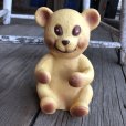 画像1: Vintage Delegar Rubber Doll Soap Dish Bear (B551) (1)