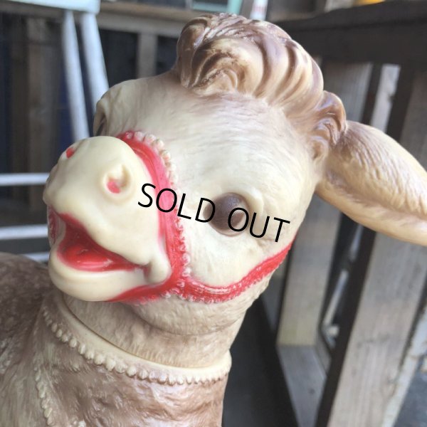 画像7: Vintage Sun Rubber Doll Donkey Brown (B565)