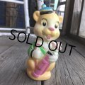 Vintage RRC Rubber Doll Golf Bear (B559)