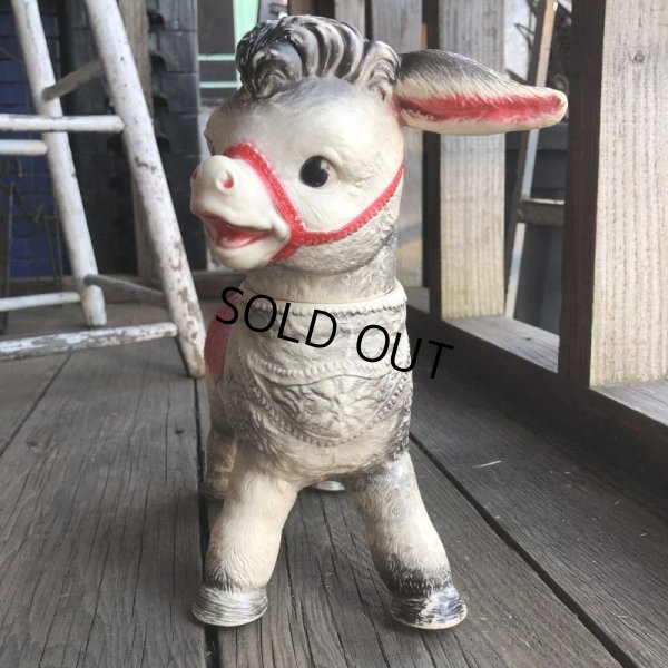 画像4: Vintage Sun Rubber Doll Donkey Black (B564)