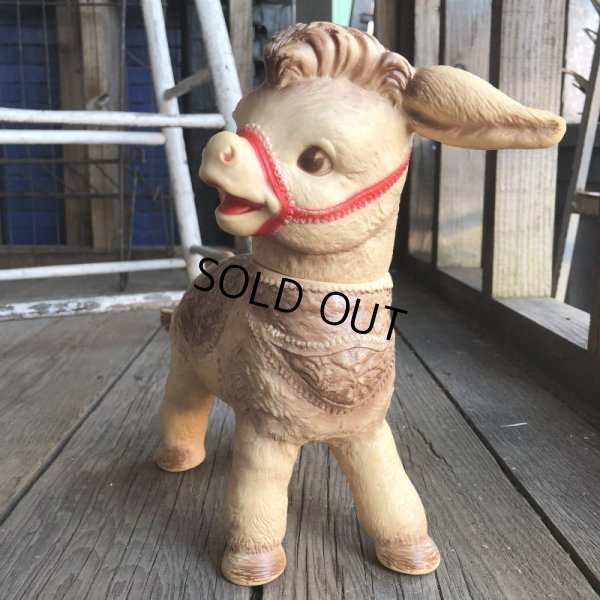 画像4: Vintage Sun Rubber Doll Donkey Brown (B565)