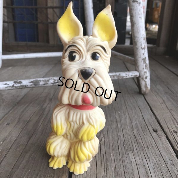 画像1: Vintage Kaysan Rubber Doll Terrier (B555)