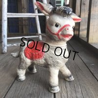 Vintage Sun Rubber Doll Donkey Black (B564)