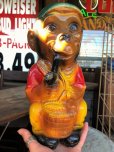 画像13: Vintage Carnival Chalkware Smoking Monkey Holding Bank (B566)