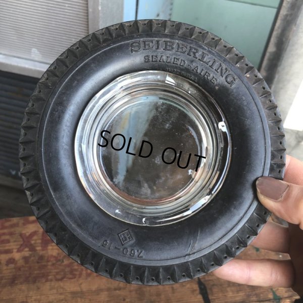 画像1: Vintage Tire Ashtray Seiberling (B571)