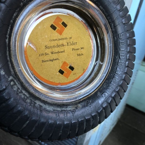 画像4: Vintage Tire Ashtray Seiberling Saunders Elder (B577)