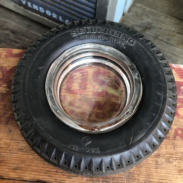 画像2: Vintage Tire Ashtray Seiberling (B571)