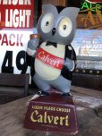 画像1: 40s Vintage Lord Calvert Whiskey Anthropomorphic Owl Statue  (B578) (1)