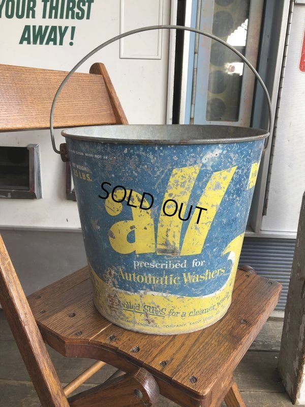 画像1: Vintage All Automatic Washers Bucket (B578)