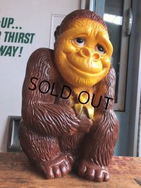 Vintage New York Vinyl Prod Gorilla Monkey Bank (B579)