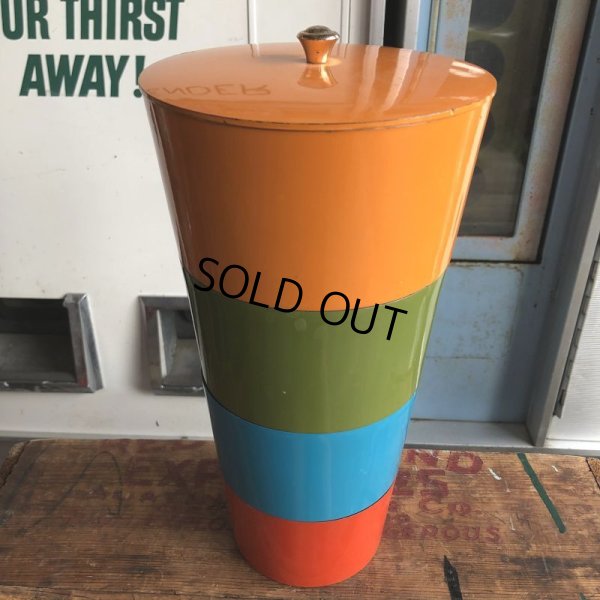 画像11: 60s Nesting Snack Bowls Potato Chips Pretzels Nuts Snacks (B579)