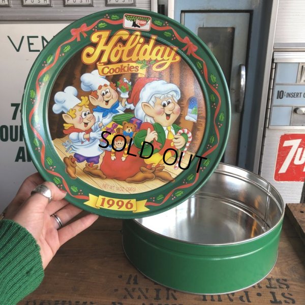 画像1: Vintage Keebler Christmas Cookies Can 1996 (B580) 　
