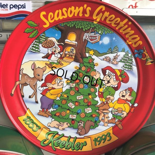 画像5: Vintage Keebler Christmas Cookies Can 1993 (B582)