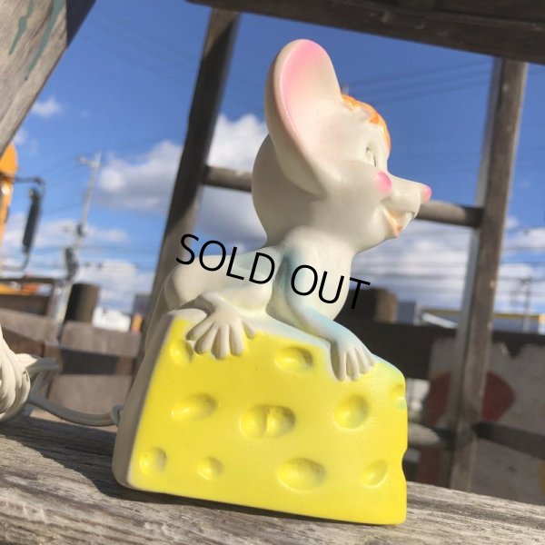 画像3: 60s Vintage Cheese Mouse Vinyl Nightlight (B584)