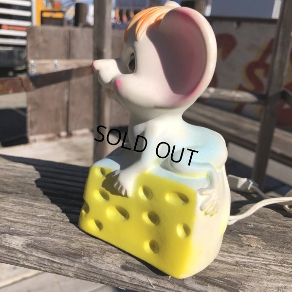 画像4: 60s Vintage Cheese Mouse Vinyl Nightlight (B584)