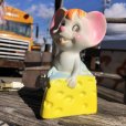 画像2: 60s Vintage Cheese Mouse Vinyl Nightlight (B584) (2)