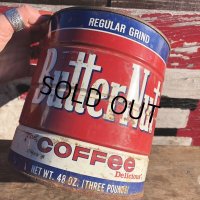 Vintage U.S.A Butter-Nut Coffee Tin 3LBS (B587)