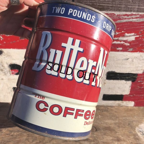 画像1: Vintage U.S.A Butter-Nut Coffee Tin 2LBS (B586)