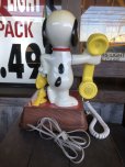 画像4: 70s Vintage Snoopy And Woodstock Rotary Dial Phone (B589)