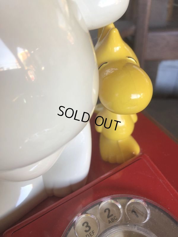 画像11: 70s Vintage Snoopy And Woodstock Rotary Dial Phone (B589)