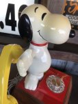 画像8: 70s Vintage Snoopy And Woodstock Rotary Dial Phone (B589)