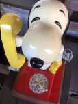 画像7: 70s Vintage Snoopy And Woodstock Rotary Dial Phone (B589)