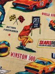 画像5: 70s Vintage SEARS NASCAR Blanket Fabric 268x227cm (B590)