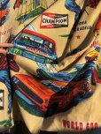 画像11: 70s Vintage SEARS NASCAR Blanket Fabric 268x227cm (B590)