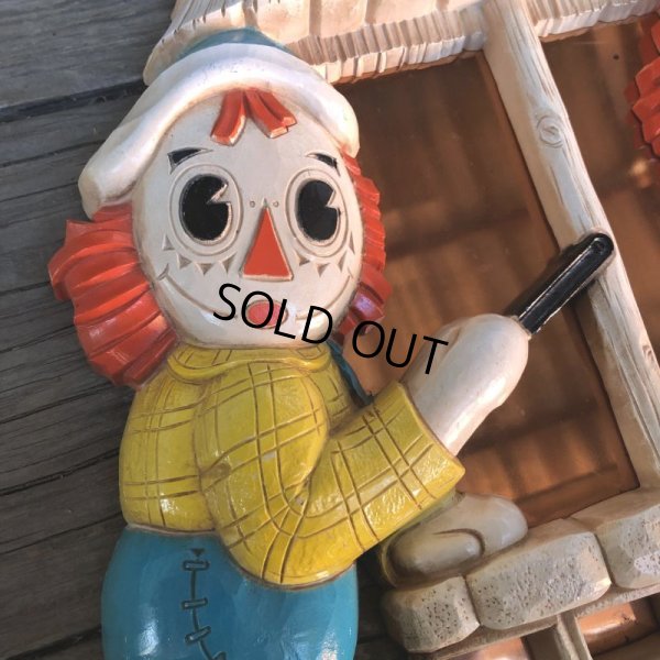 画像10: 70s Vintage Raggedy Ann Andy Wall Decor Plaques (T591)
