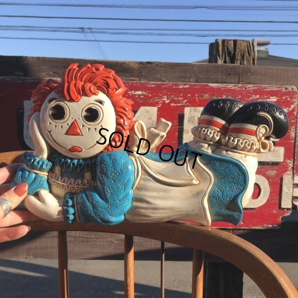 画像1: 70s Vintage Raggedy Ann Decor Plaques (T593)