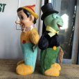 画像4: 50s Vintage GUND Disney Pinocchio & Jiminy Cricket SET (B597)