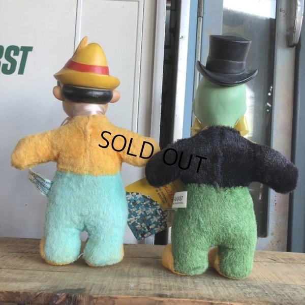 画像5: 50s Vintage GUND Disney Pinocchio & Jiminy Cricket SET (B597)
