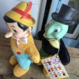 画像6: 50s Vintage GUND Disney Pinocchio & Jiminy Cricket SET (B597)