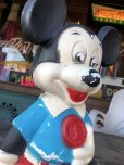 画像9: 60s Vintage Mickey Mouse Blow Mold Plastic Coin Bank 48cm (B598)