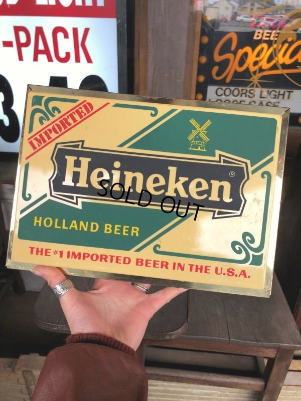 画像12: 70s Vintage Heineken Beer Lighted Sign (B601)