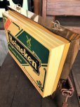 画像8: 70s Vintage Heineken Beer Lighted Sign (B601)