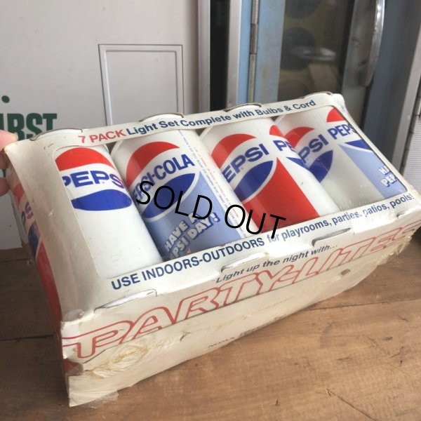 画像6: 70s Vintage Pepsi-Cola HAVE A PEPSI DAY! 7 Pack Party Lights (B602)