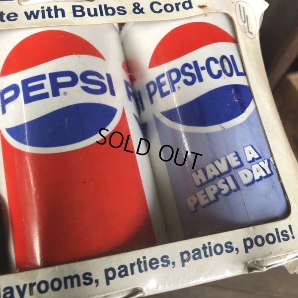 画像5: 70s Vintage Pepsi-Cola HAVE A PEPSI DAY! 7 Pack Party Lights (B602)