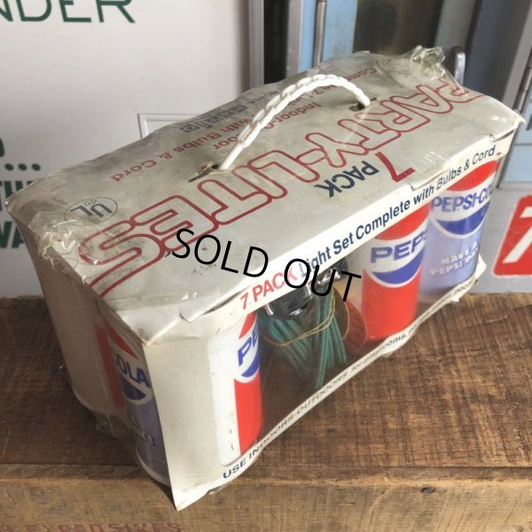 画像3: 70s Vintage Pepsi-Cola HAVE A PEPSI DAY! 7 Pack Party Lights (B602)