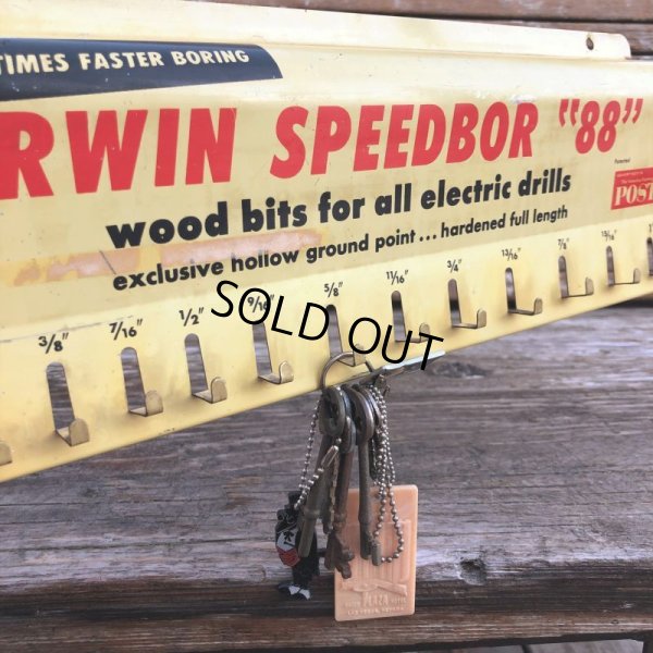 画像10: Vintage Hardware Store Tools Display Rack (B607)