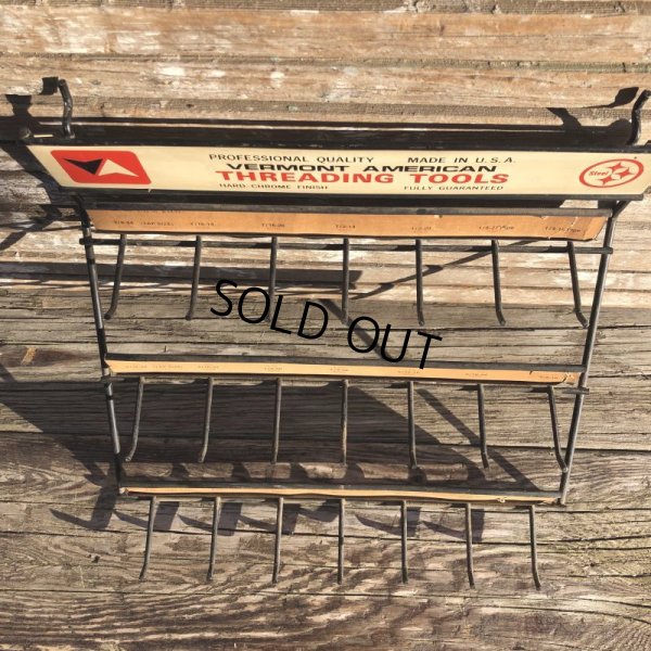 画像7: Vintage Hardware Store Tools Display Rack (B603)