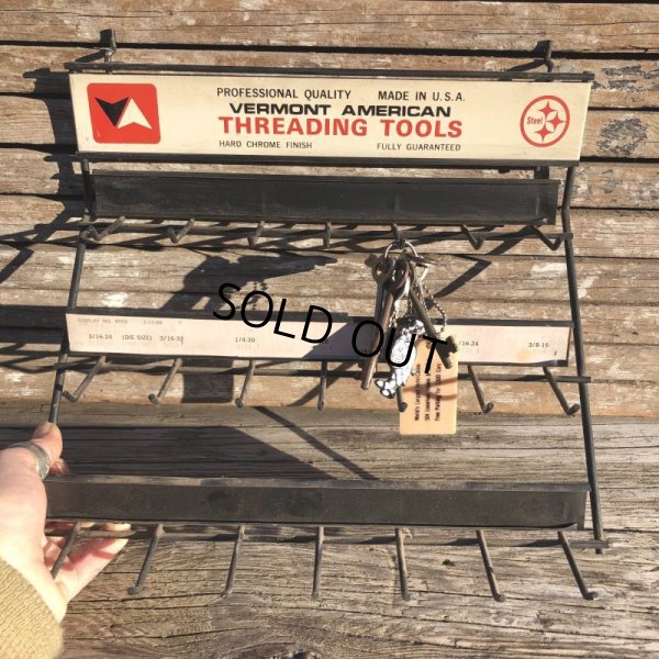 画像9: Vintage Hardware Store Tools Display Rack (B604)
