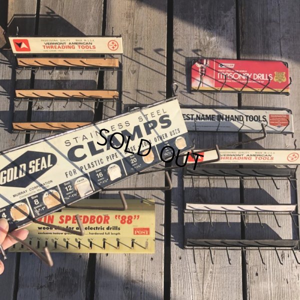画像13: Vintage Hardware Store Tools Display Rack (B608)