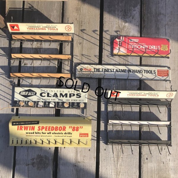 画像11: Vintage Hardware Store Tools Display Rack (B607)