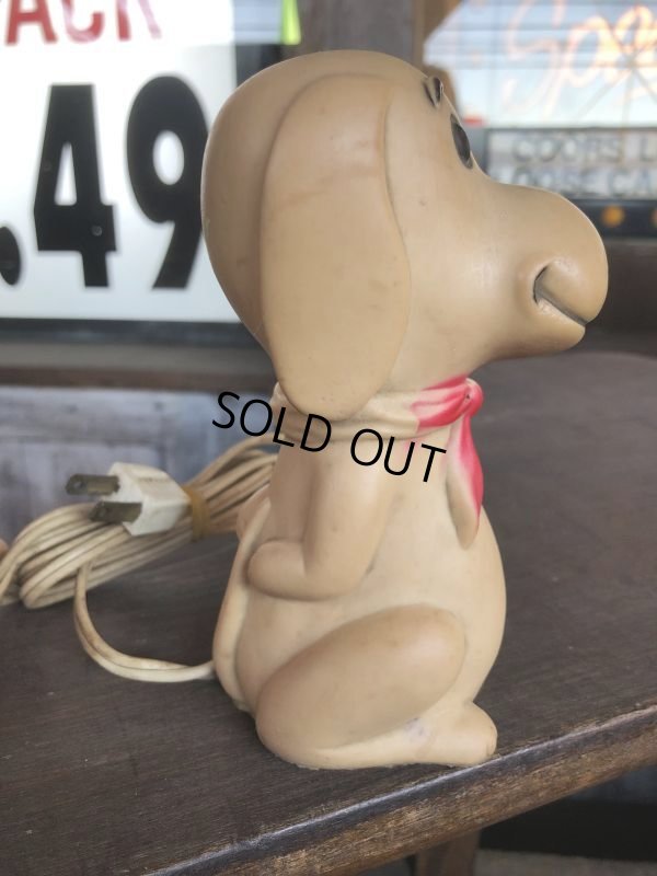 画像4: 70s Vintage PEANUTS Snoopy Night Light Lamp (B610)
