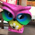 画像6: Vintage Psychedelic Hippie Owl Pink (B616) 