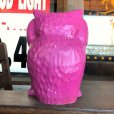 画像4: Vintage Psychedelic Hippie Owl Pink (B616) 