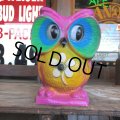 Vintage Psychedelic Hippie Owl Pink (B616) 