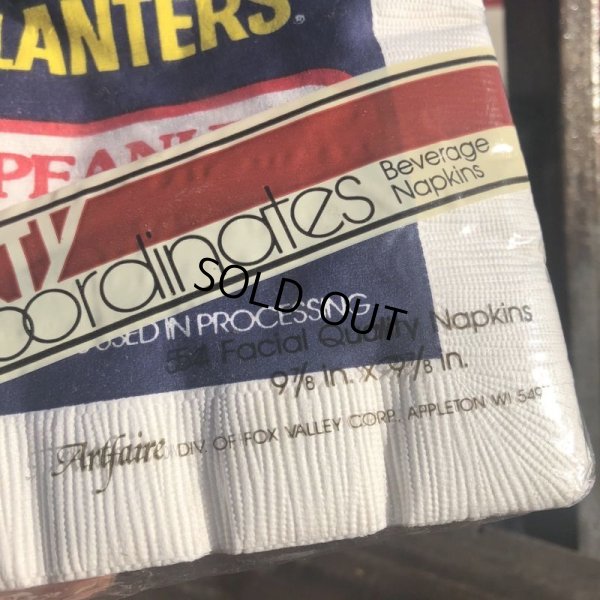 画像3: 80s Vintage Planters Mr Peanut 54 Party Napkins (B623)